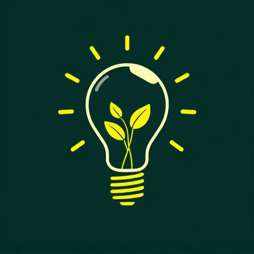 Icono de un bombillo representando la innovaci&oacute;n sostenible